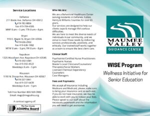 WISE Brochure | Maumee Valley Guidance Center